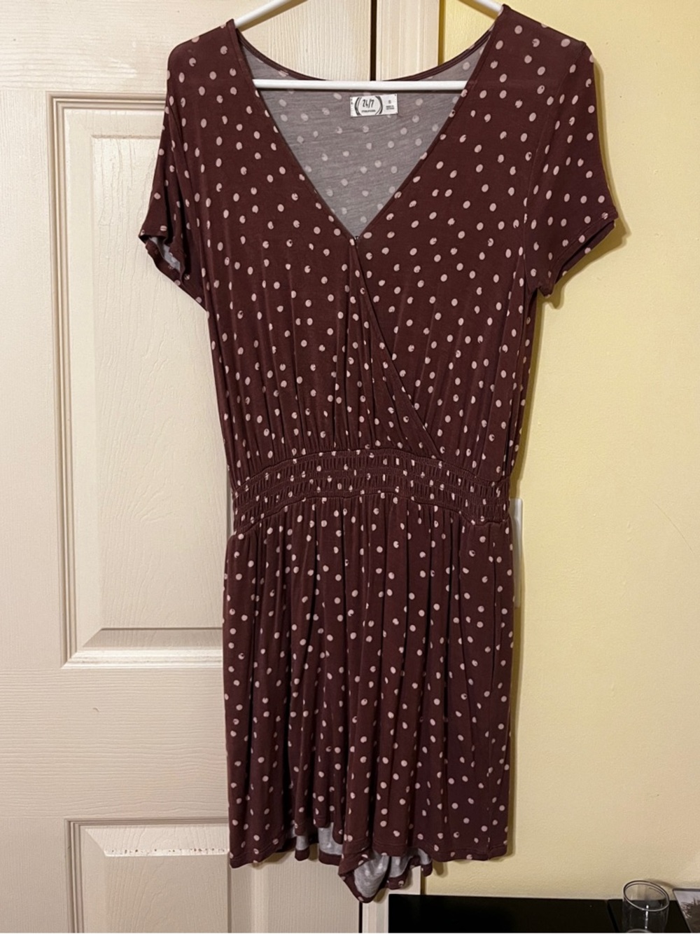 Maurices Polka Dot Romper Size Small